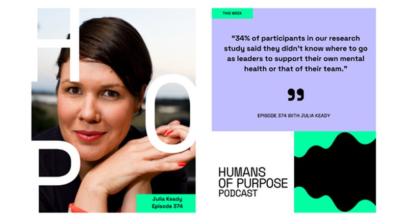 Julia Keady joins Humans of Purpose podcast to spotlight sector wellbeing