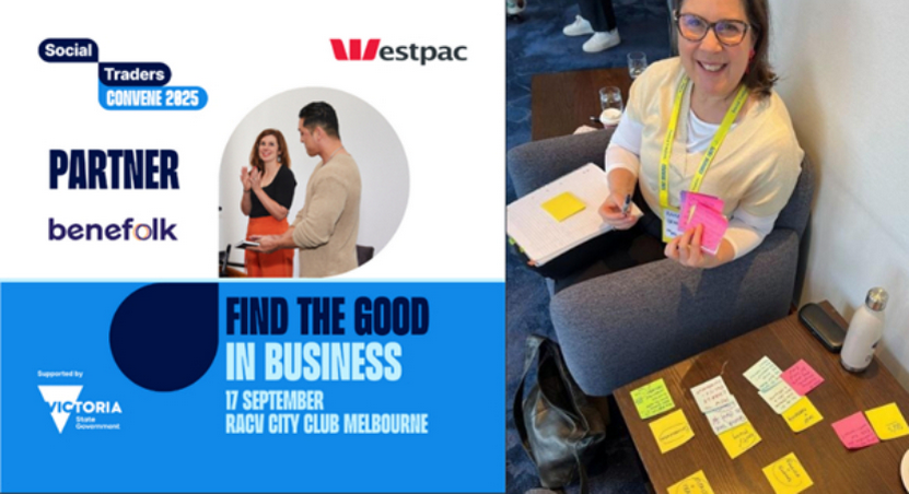 Leaning in for change: Benefolk joins Social Traders Convene 2025